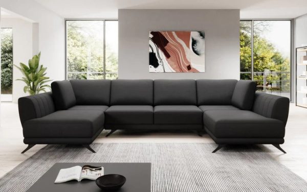 Canapé panoramique convertible Nina (velours ou tissu) Angebot – Bild 3