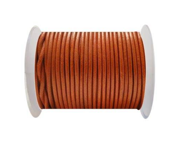 Rundleder    Metallic Orange Rabatt