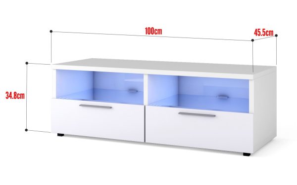 Meuble TV laqué Lumino avec éclairages LED Jetzt online – Bild 5